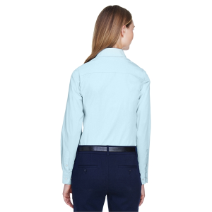 Devon & Jones Ladies' Crown Collection® Solid Broadcloth Woven Shirt