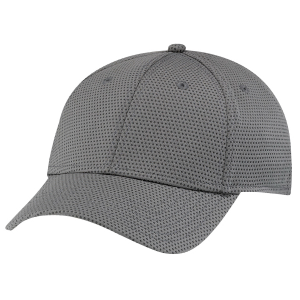 Six Panel Deluxe Polyester Fused Mesh Baseball Cap