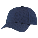 Six Panel Deluxe Polyester Fused Mesh Baseball Cap