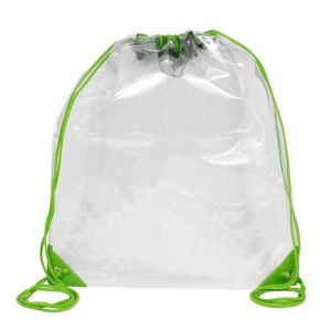 Everest - Tall Clear Drawstring Cinch Pack Backpack